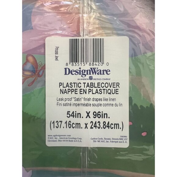 RARE DesignWare Princess Jewel Tablecloths (Set of 2) | Barbie Style Castle & Ro - Picture 6 of 10